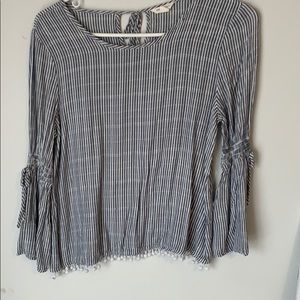 striped blouse